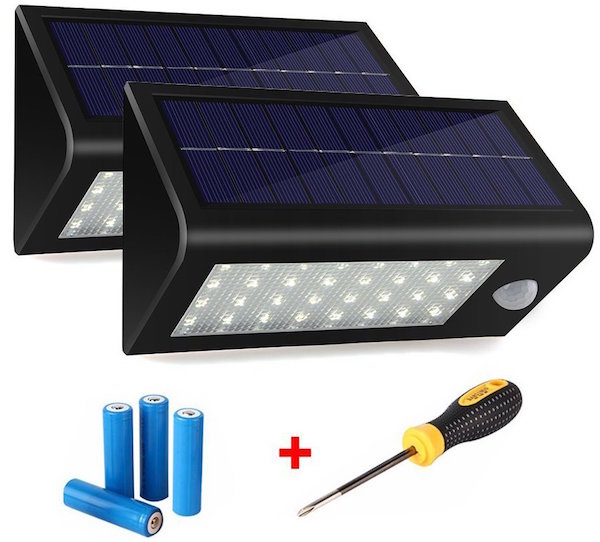 400 Lumens Outdoor Solar Lights Motion Sensor Security