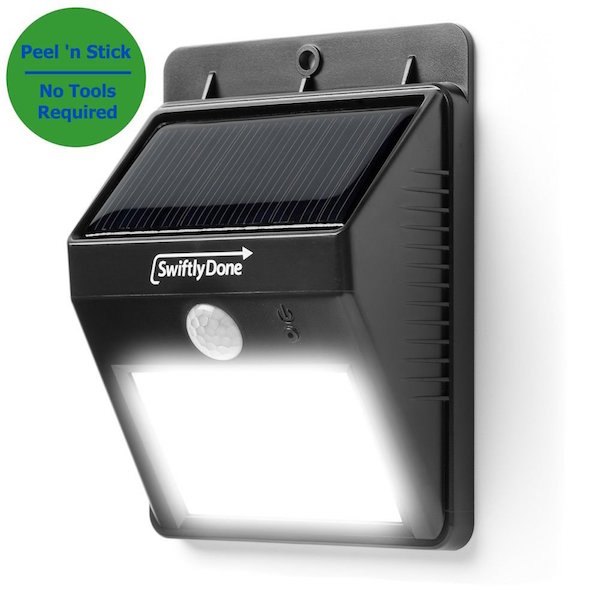 Swiftly Done Bright Solar Power Outdoor LED Light
