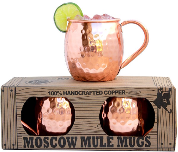 100% Solid Copper Moscow Mule Mugs