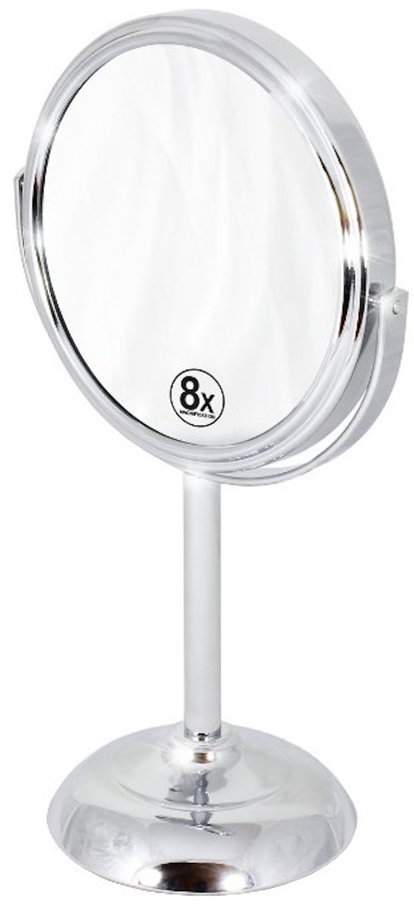 Decobros 6-inch Tabletop Two-Sided Swivel Vanity Mirror