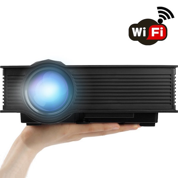 ERISAN ER46B Updated Full Color Max 130" Pro Portable LCD LED Mini Projector