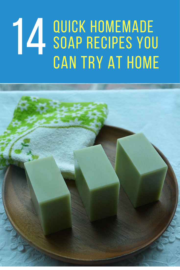 14 Quick Homemade Soap Recipes You Can Try at Home. | Ideahacks.com