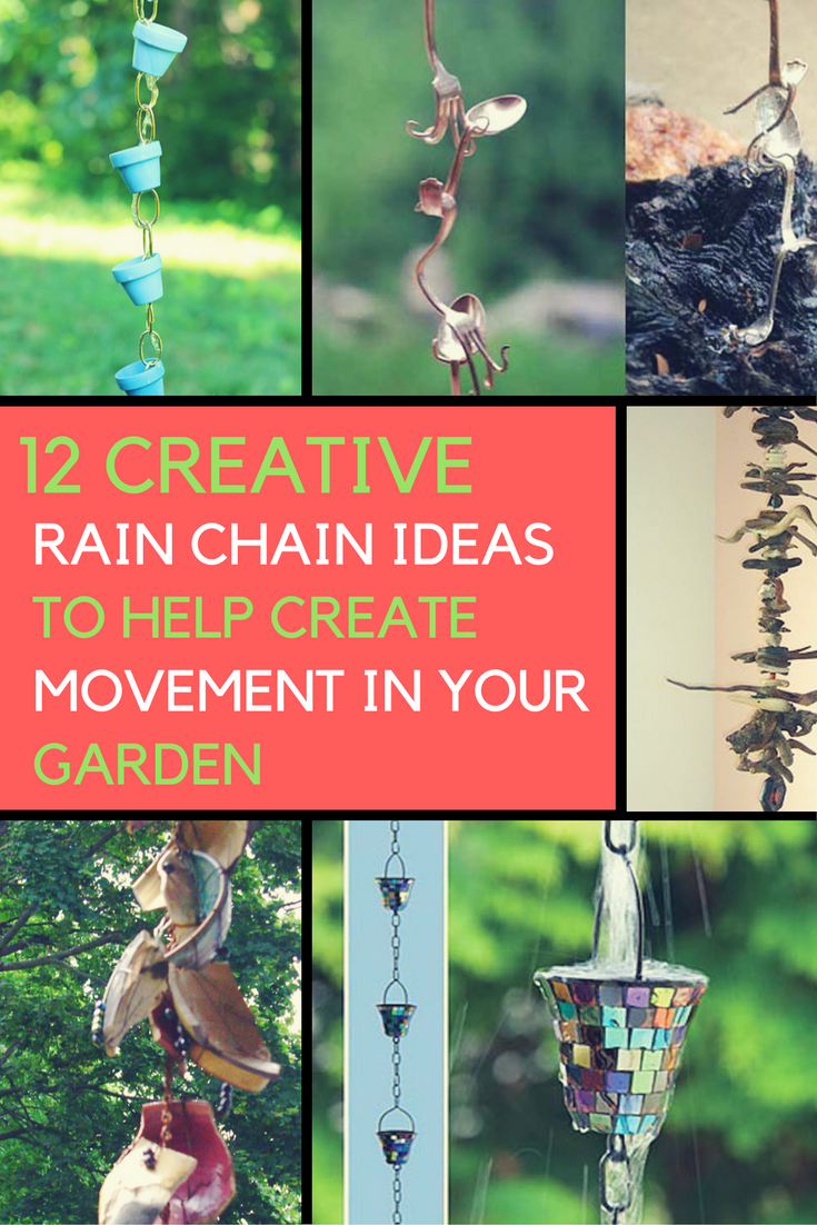 12 Creative Rain Chain Ideas That Will Help You Create Movement in Your Garden. | Ideahacks.com