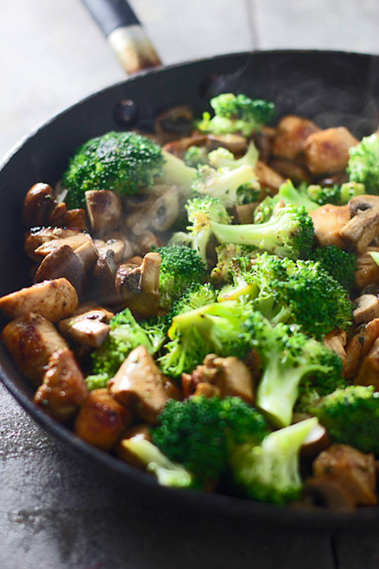 Hoisin Broccoli and Mushroom Stir-Fry Ingredients