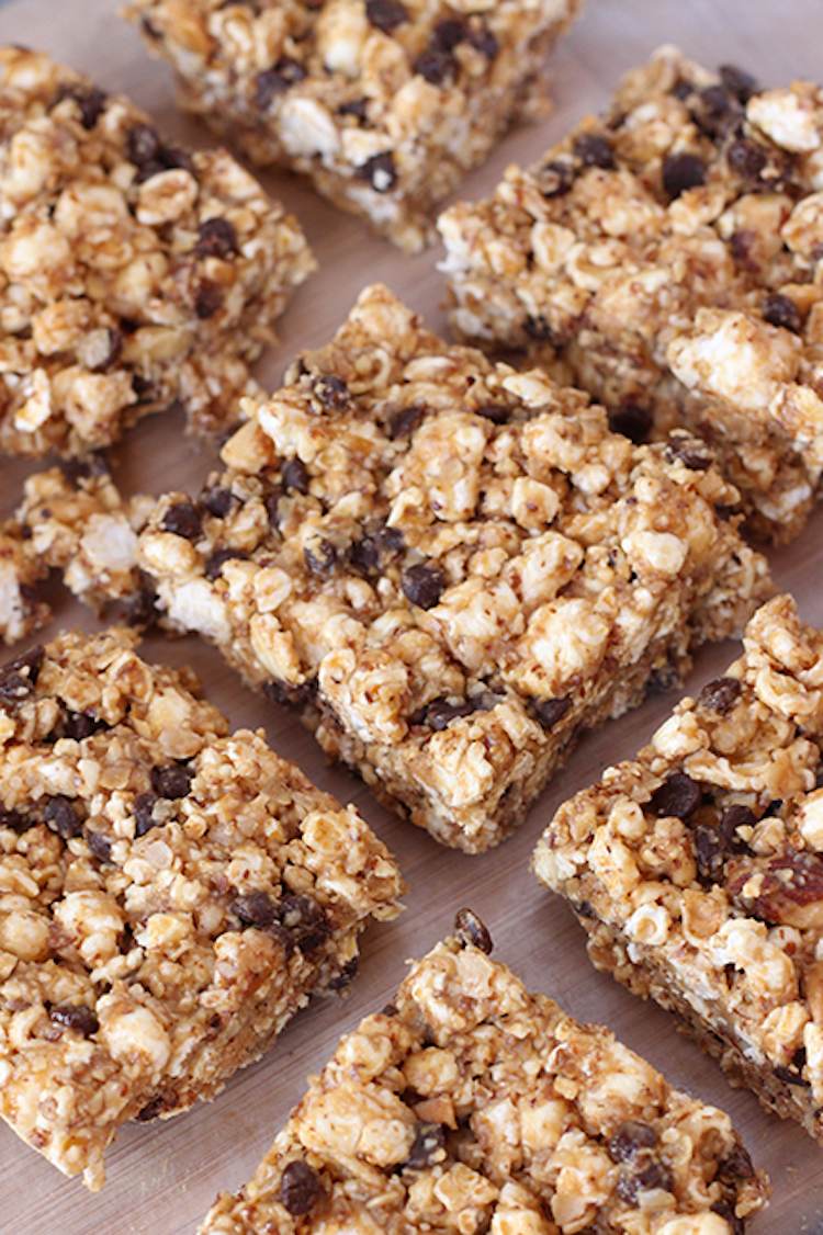 Sweet and Salty Popcorn Bars