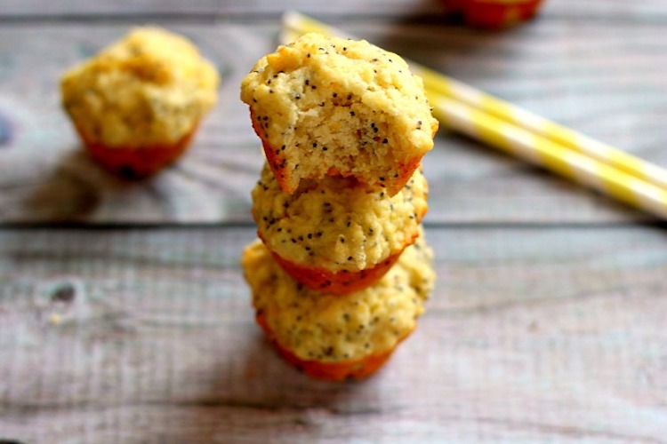 Mini Lemon Poppy Seed Muffins