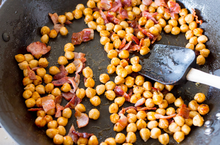 Chickpeas with Bacon