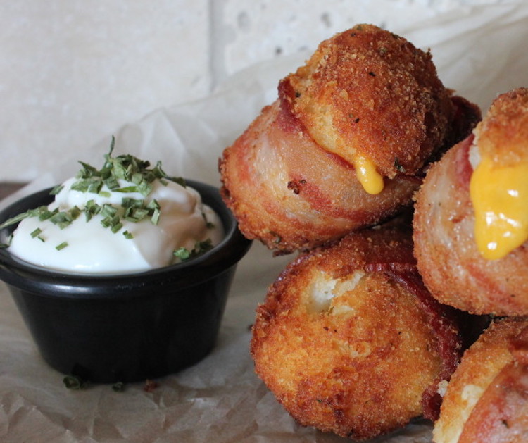 Mashed Potato Bacon Bombs - Perfect for those leftover mashed potatoes from the weekend! | Ideahacks.com