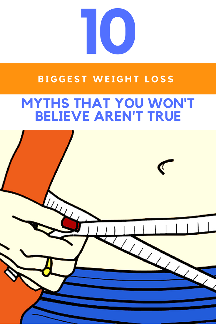 10 Biggest Weight Loss Myths That Just Aren't True. | Ideahacks.com