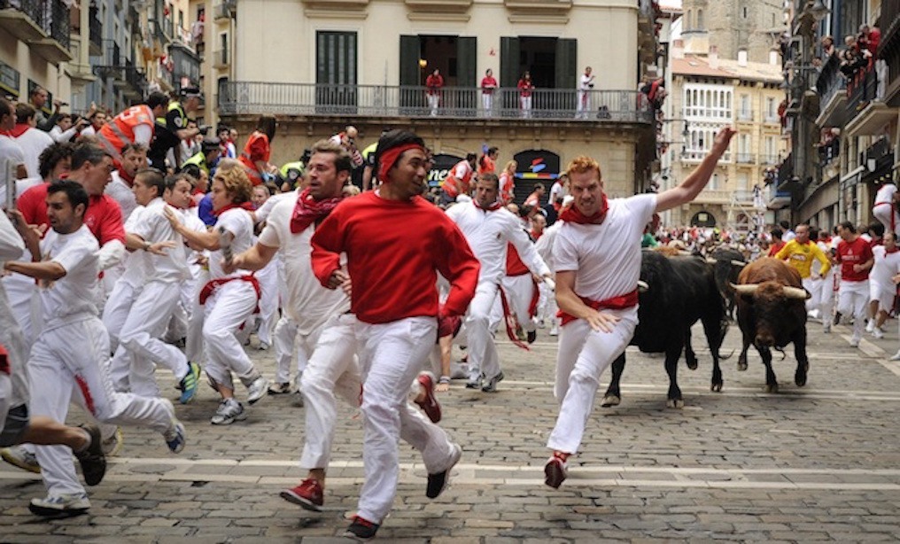 running with the bulls