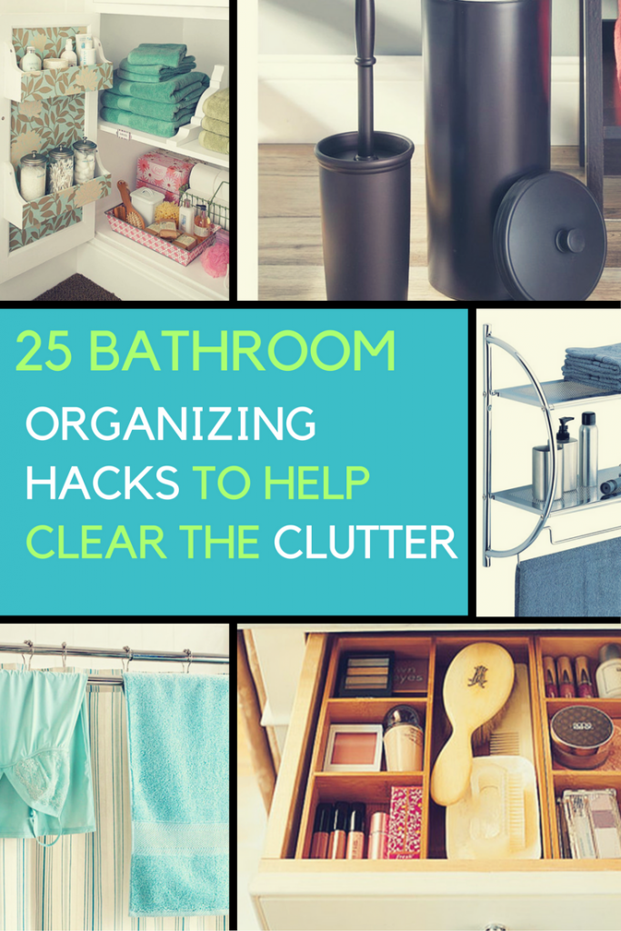 Bathroom Organization Ideas - 25 Hacks to Help Clear The Clutter
