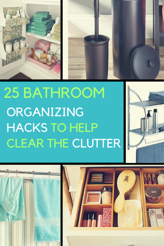 Bathroom Organization Ideas 25 Hacks to Help Clear The Clutter