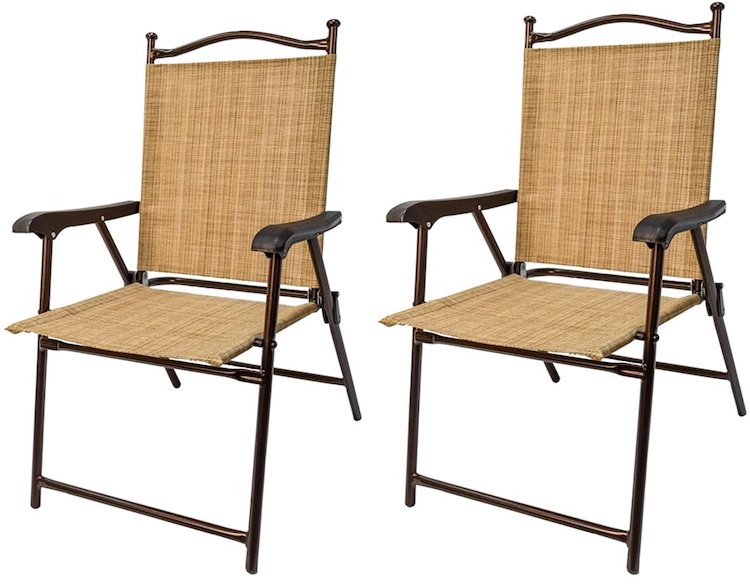 Greendale Home Fashion Outdoor Sling Back Chairs