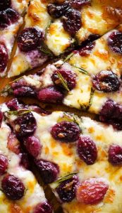 Cheesy Roasted Grape Pizza