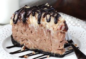 German chocolate cheesecake