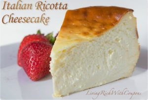 Italian ricotta cheesecake