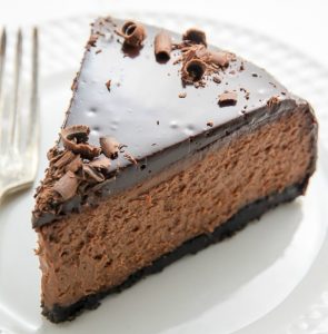 Kahlua chocolate cheesecake