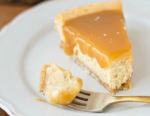 Salted caramel cheesecake