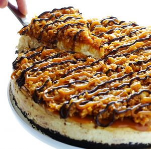 Samoa cheesecake