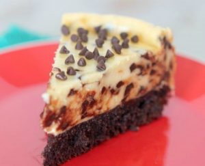 chocolate chip brownie cheesecake