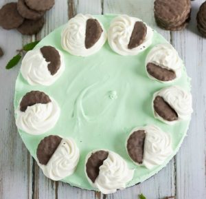 frozen thin mint cheesecake