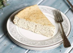 lavender earl grey cheesecake