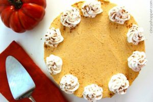 no-bake pumpkin cheesecake