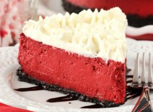 red velvet cheesecake