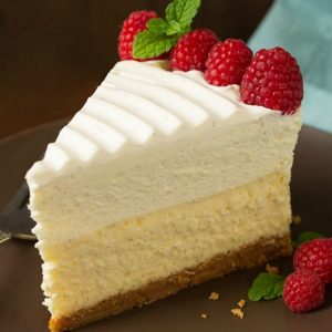 vanilla bean cheesecake