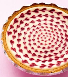 white chocolate raspberry cheesecake