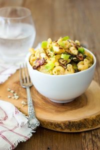 Blue Cheese, Bacon, and Brussels Sprouts Macaroni & Cheese