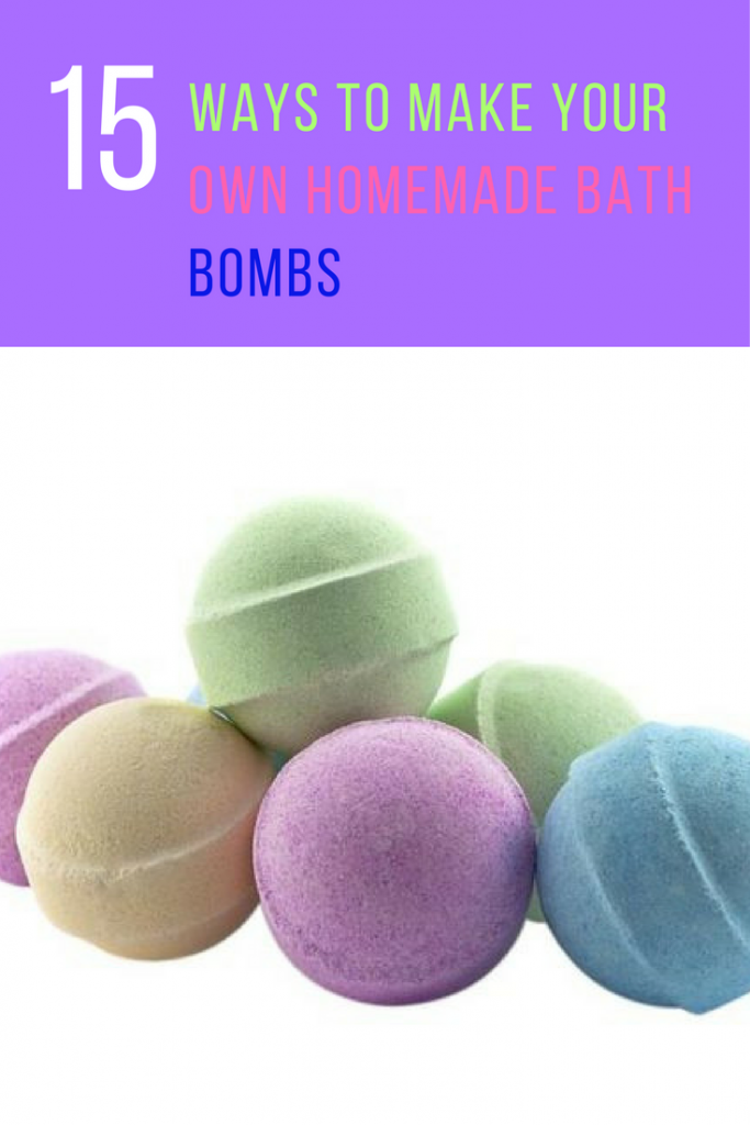 15 Ways to Make Your Own Homemade Bath Bombs
