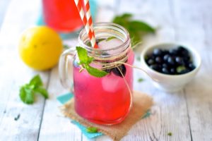 blueberry mint lemonade