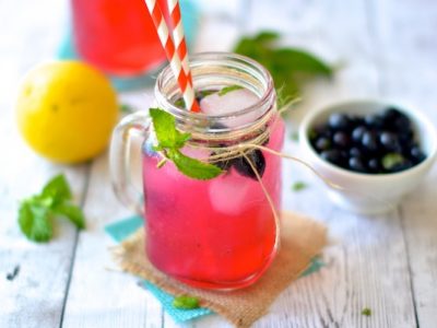 blueberry mint lemonade