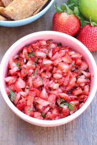 Strawberry Mojito Salsa
