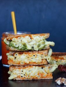 Vegan Grilled Mac & Cheese Sandwich