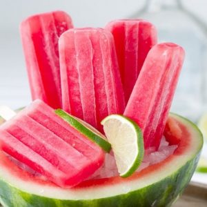 Watermelon Margarita Popsicles