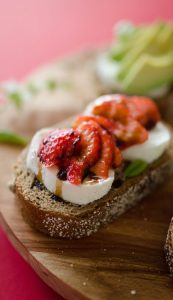 strawberry avocado grilled cheese
