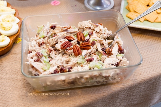 cranberry pecan chicken salad
