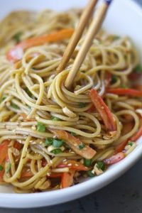Spicy Asian Noodles With Peanut Sauce