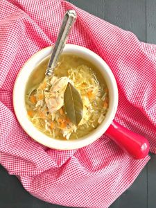 Chicken Noodle-Less Soup