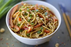 Spicy Asian Noodles With Peanut Sauce