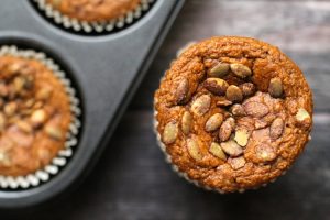 Sweet Potato Pancake Muffins - This muffin recipe is made from pancake batter, which has been poured into muffin tins and baked. | Ideahacks.com