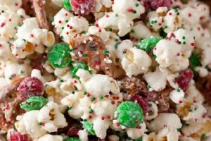 Funfetti Popcorn Christmas Style