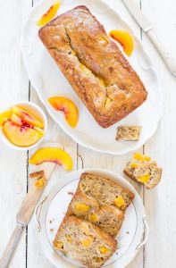 Peach Mango Banana Bread