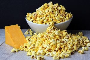 Popcorn with Cheddar Cheese