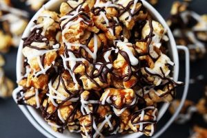 Zebra Caramel Popcorn