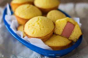 Baked Corn Dog Muffins - A simple recipe that could be made in minutes for the perfect snack. | Ideahacks.com