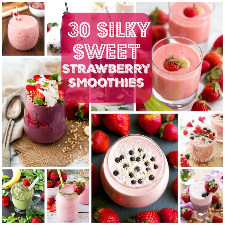 30 Silky Sweet Strawberry Smoothies