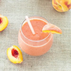 Peach Strawberry Smoothie